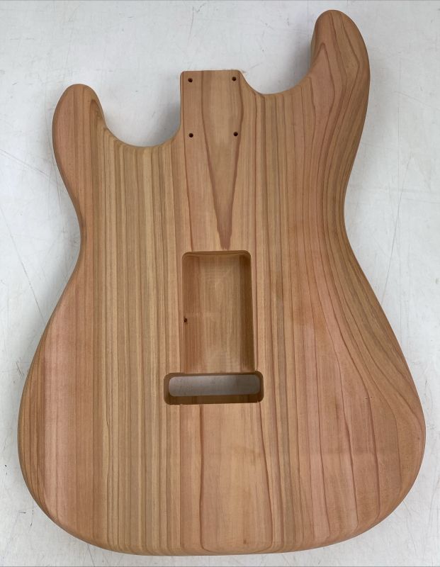 Body Western Red Cedar, 1-pc., Strat, Unique piece #001